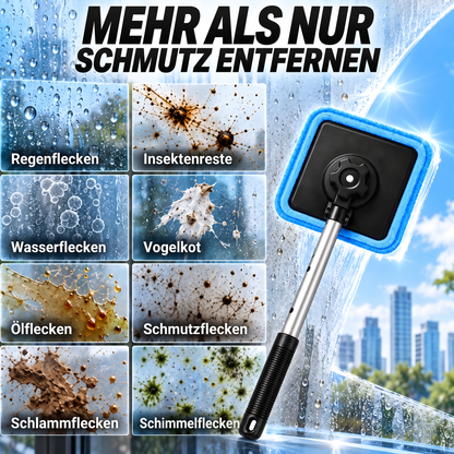 Magnetischer Glasreiniger — doppelseitige Reinigung, waschbare Reinigungspads und vielseitige Anwendung für Zuhause & Auto | Ein Set. Saubereres Glas. Weniger Aufwand. 💎
