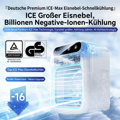 🇩🇪 Offizieller Store | 🧊Eiskristall-Klimaanlage — Intelligenter Nano-Eisnebel-Kühler