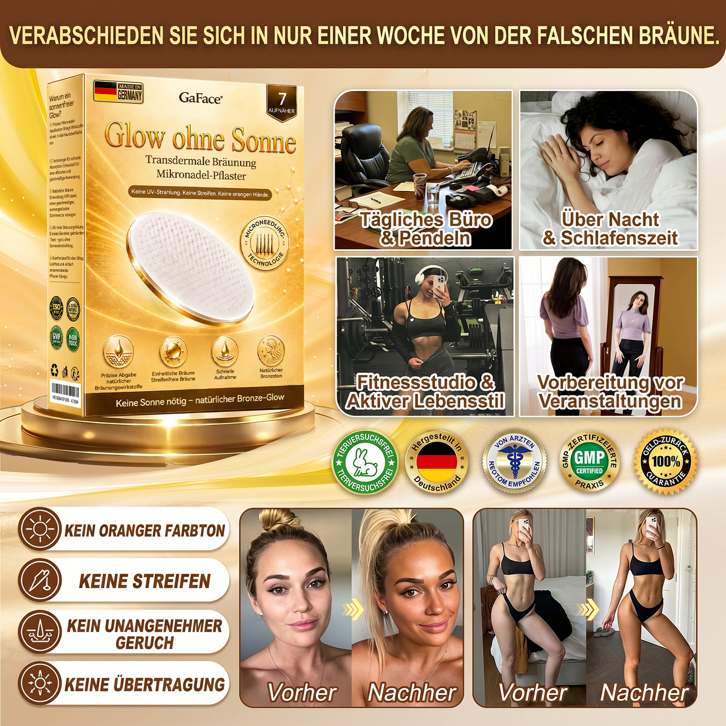 🌞𝗚𝗮𝗳𝗮𝗰𝗲®  𝑇𝑟𝑎𝑛𝑠𝑑𝑒𝑟𝑚𝑎𝑙𝑒𝑠 𝐵𝑟ä𝑢𝑛𝑢𝑛𝑔𝑠-𝑀𝑖𝑐𝑟𝑜𝑛𝑒𝑒𝑑𝑙𝑒-𝑃𝑓𝑙𝑎𝑠𝑡𝑒𝑟 𝑓ü𝑟 𝑒𝑖𝑛𝑒𝑛 𝑠𝑜𝑛𝑛𝑒𝑛𝑙𝑜𝑠𝑒𝑛, 𝑛𝑎𝑡ü𝑟𝑙𝑖𝑐ℎ𝑒𝑛 𝐺𝑙𝑜𝑤