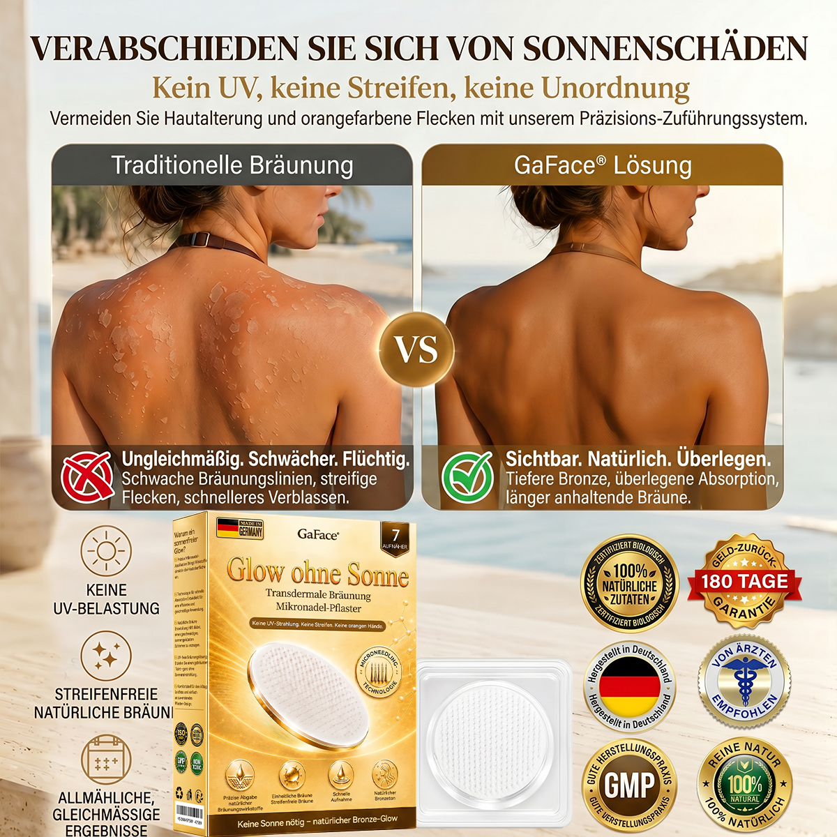 🌞𝗚𝗮𝗳𝗮𝗰𝗲®  𝑇𝑟𝑎𝑛𝑠𝑑𝑒𝑟𝑚𝑎𝑙𝑒𝑠 𝐵𝑟ä𝑢𝑛𝑢𝑛𝑔𝑠-𝑀𝑖𝑐𝑟𝑜𝑛𝑒𝑒𝑑𝑙𝑒-𝑃𝑓𝑙𝑎𝑠𝑡𝑒𝑟 𝑓ü𝑟 𝑒𝑖𝑛𝑒𝑛 𝑠𝑜𝑛𝑛𝑒𝑛𝑙𝑜𝑠𝑒𝑛, 𝑛𝑎𝑡ü𝑟𝑙𝑖𝑐ℎ𝑒𝑛 𝐺𝑙𝑜𝑤