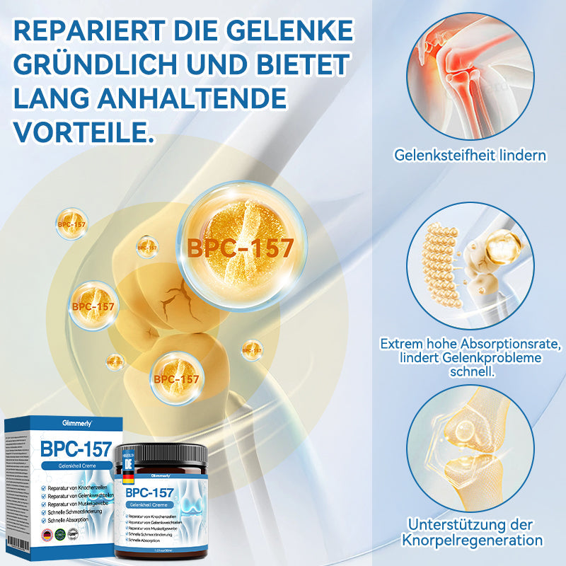 𝐺𝑙𝑖𝑚𝑚𝑒𝑟𝑙𝑦® 𝐵𝑃𝐶-157 𝐺𝑒𝑙𝑒𝑛𝑘ℎ𝑒𝑖𝑙 𝐶𝑟𝑒𝑚𝑒🦴Behandelt Arthritis, Neuropathie, Rheuma, Sportverletzungen und mehr.👍