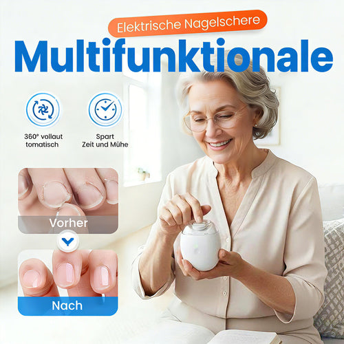 🎇🎈 GLIMMERLY® Universeller automatischer Fingernagelschleifer für Erwachsene und Kinder 👶🔧