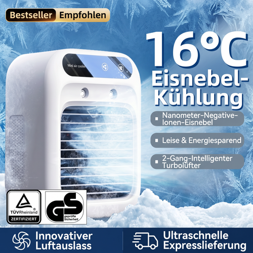 🇩🇪 Offizieller Store | 🧊Eiskristall-Klimaanlage — Intelligenter Nano-Eisnebel-Kühler
