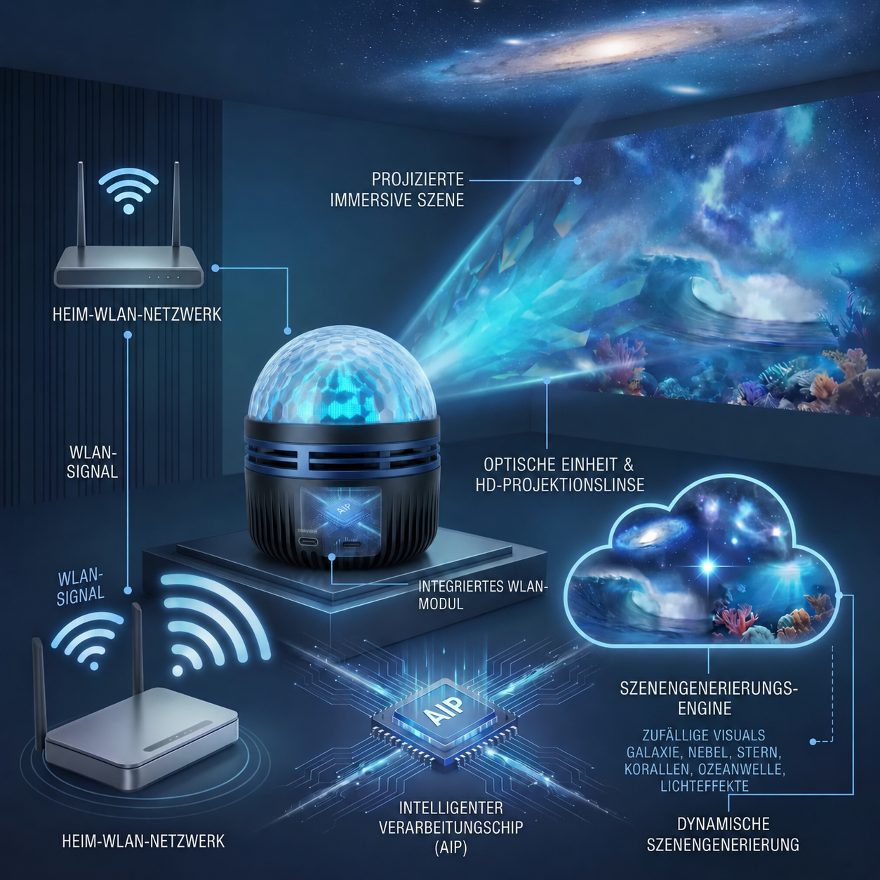 Offizieller Deutscher Shop | 𝑺𝑪𝑵𝑫𝑹® 360°🌌✨𝐒𝐭𝐞𝐫𝐧𝐞𝐧𝐡𝐢𝐦𝐦𝐞𝐥 𝐏𝐫𝐨𝐣𝐞𝐤𝐭𝐨𝐫 - 𝐊𝐥𝐮𝐠𝐞𝐬 𝟓𝐃 𝐇𝐨𝐥𝐨𝐠𝐫𝐚𝐟𝐢𝐬𝐜𝐡𝐞𝐬 𝐍𝐚𝐜𝐡𝐭𝐥𝐢𝐜𝐡𝐭