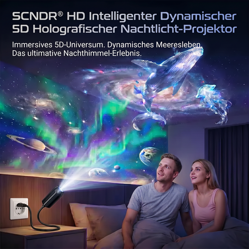 𝐒𝐂𝐍𝐃𝐑® 🌀✨ 𝐒𝐭𝐞𝐫𝐧𝐞𝐧𝐡𝐢𝐦𝐦𝐞𝐥 𝐏𝐫𝐨𝐣𝐞𝐤𝐭𝐨𝐫 - 𝐊𝐥𝐮𝐠𝐞𝐬 𝟓𝐃 𝐇𝐨𝐥𝐨𝐠𝐫𝐚𝐟𝐢𝐬𝐜𝐡𝐞𝐬 𝐍𝐚𝐜𝐡𝐭𝐥𝐢𝐜𝐡𝐭