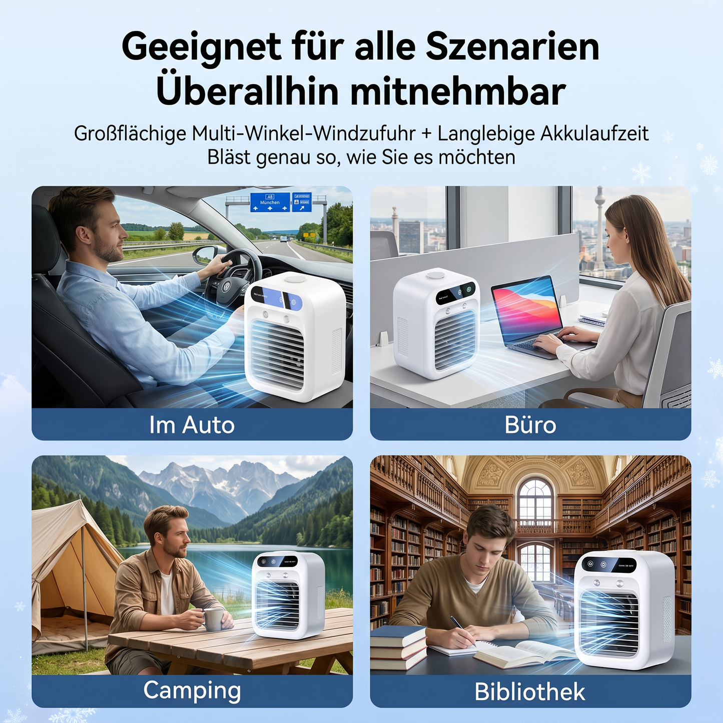 🇩🇪 Offizieller Store | 🧊Eiskristall-Klimaanlage — Intelligenter Nano-Eisnebel-Kühler